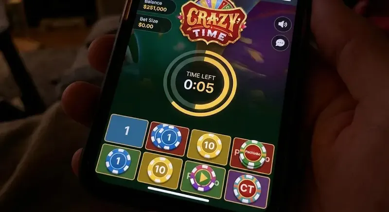 Crazy Time — välj din bonus och börja spela